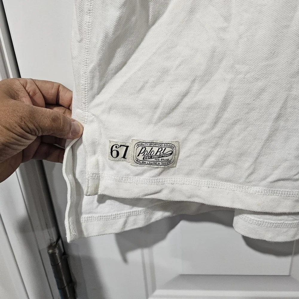 Polo Ralph Lauren Rugby Y2k rare Vintage shirt size LT/GL Prepie New Money